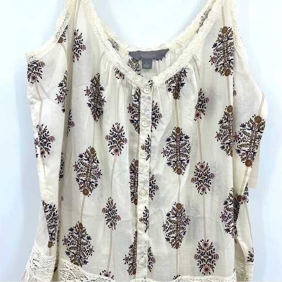 Rubbish NWT Lace Top – Cream & Brown – Size Medium - Picture 4 of 11